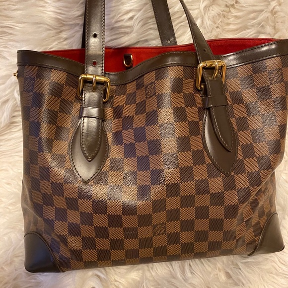 💯 Rare Louis Vuitton Damier Hampstead MM Bag! - Picture 4 of 16